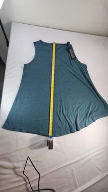 Epic MMA Gear Women's Flowy Sleeveless Tunic Tank Top Teal XL